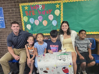 Joe, Celina and kids